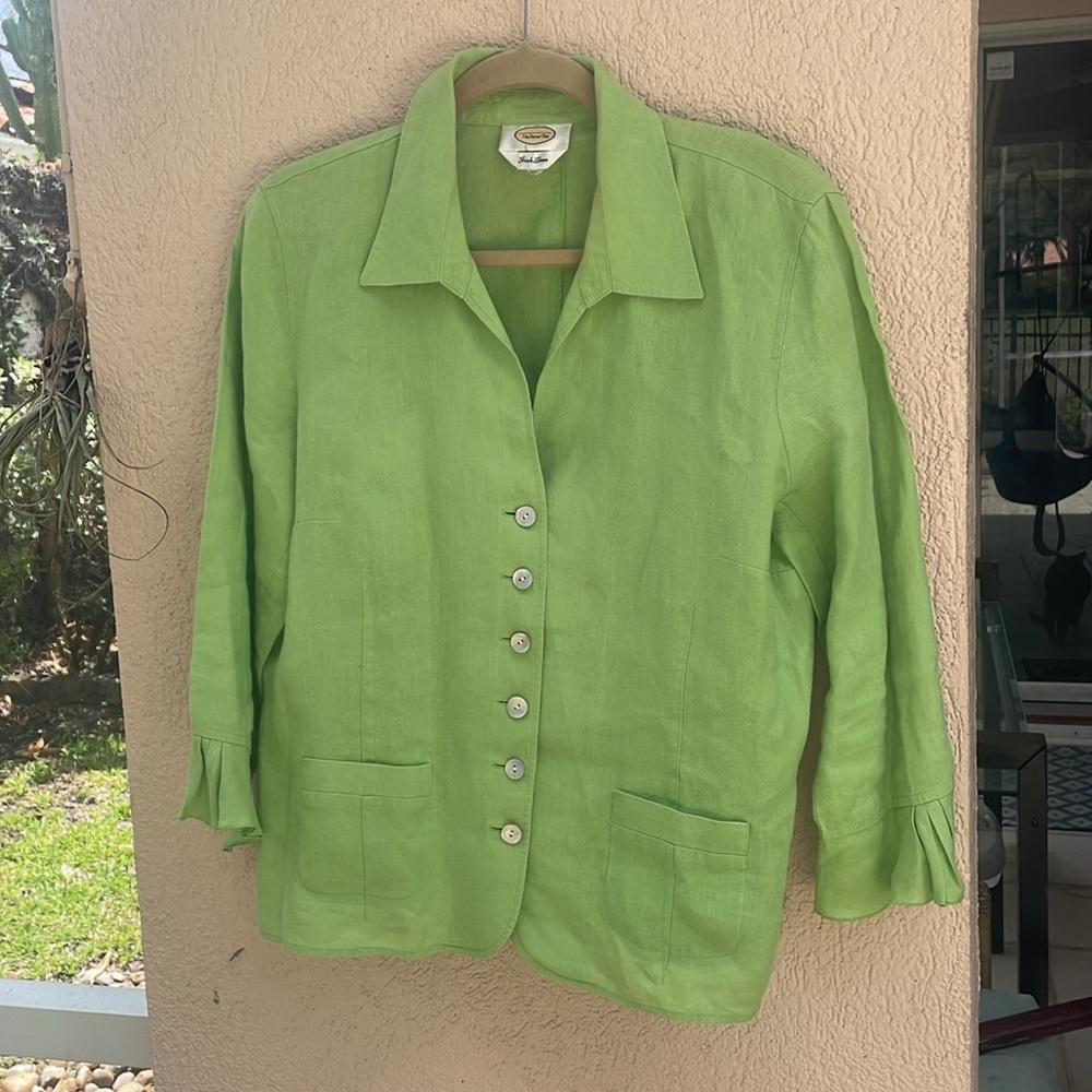 TALBOTS Linen Top
